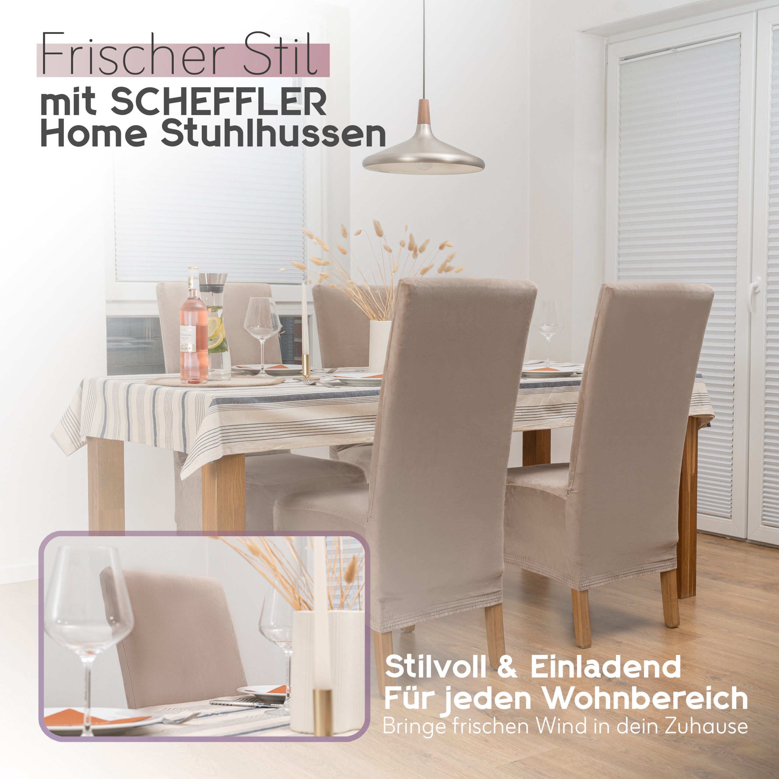 Stuhlhusse Puma Velvet Premium Samt Velour lang extra Groß mit hoher Lehne