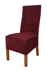 Stuhlhusse Puma Velvet Premium Samt Velour lang extra Groß mit hoher Lehne