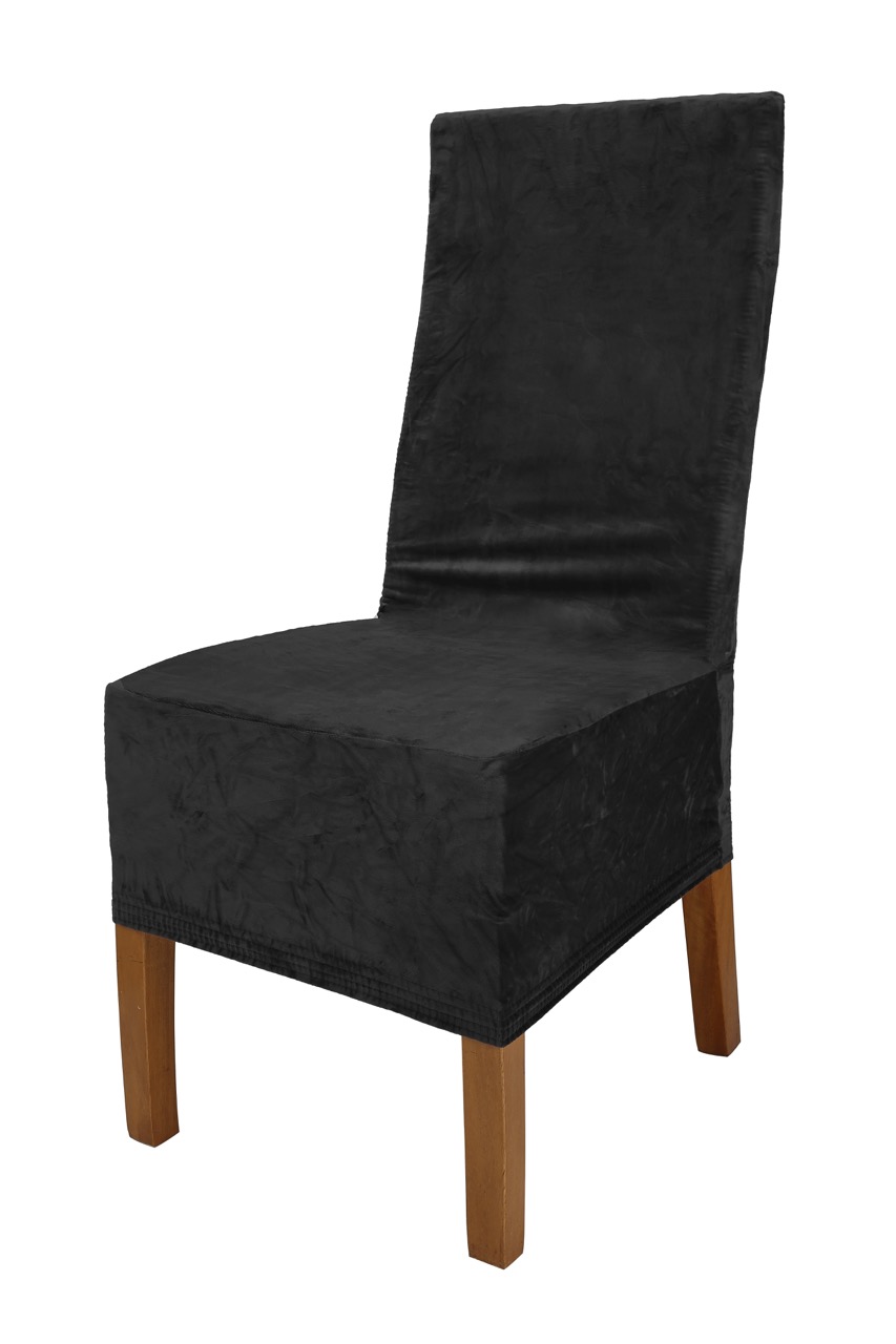 Stuhlhusse Puma Velvet Premium Samt Velour lang extra Groß mit hoher Lehne