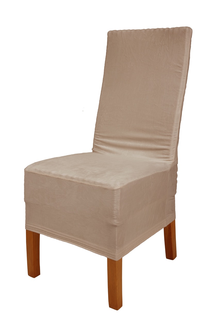 Stuhlhusse Puma Velvet Premium Samt Velour lang extra Groß mit hoher Lehne