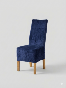 Stuhlhusse Puma Velvet Premium Samt Velour lang extra Groß mit hoher Lehne