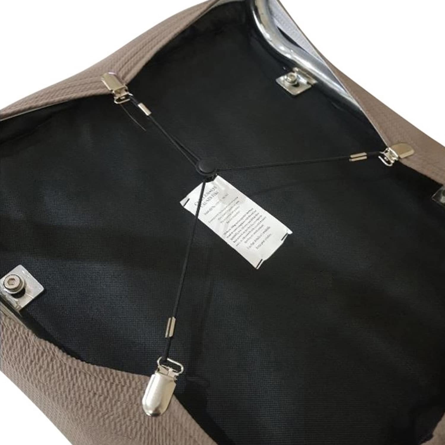 Elastische Spanner 4er-Set verstellbare Halter mit Metallklammern Clips für Stuhlhussen, Tischdecken und Laken