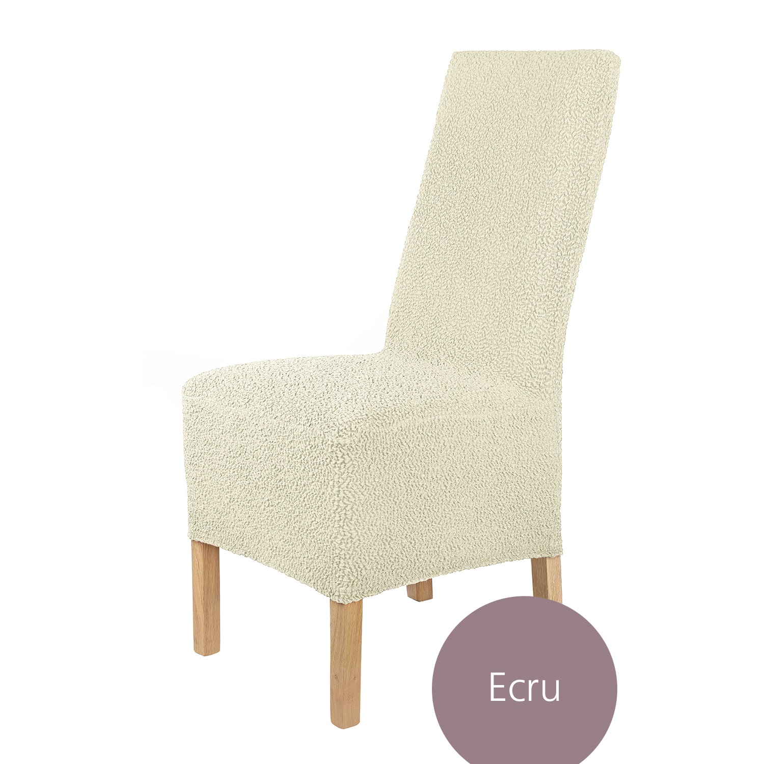 Stuhlhusse Lea Jacquard Qualität hochwertige Stretch Hussen für Stühle auch im Set