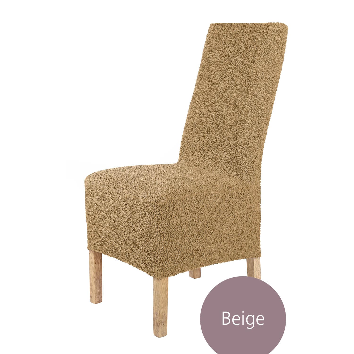 Stuhlhusse Lea Jacquard Qualität hochwertige Stretch Hussen für Stühle auch im Set