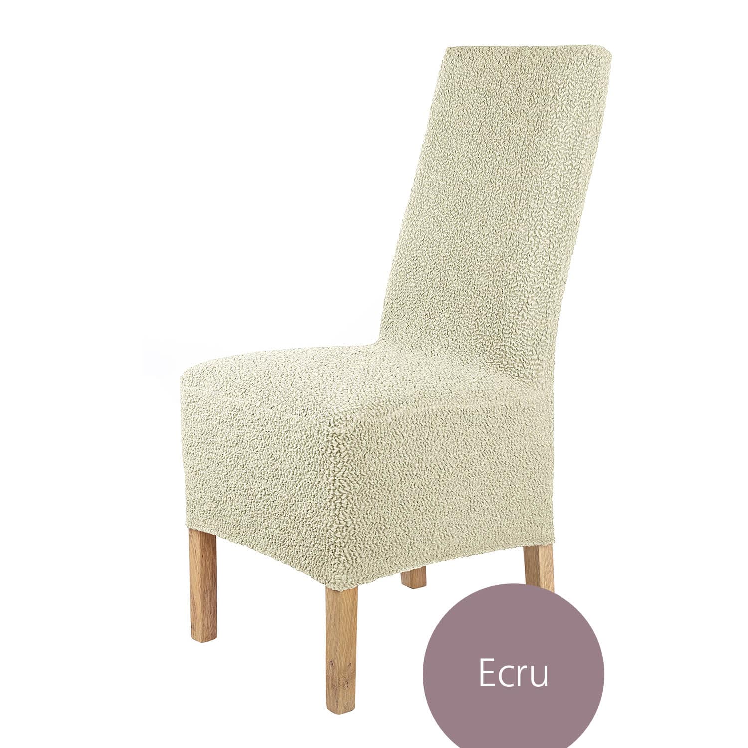 Stuhlhusse Lea Jacquard Qualität hochwertige Stretch Hussen für Stühle auch im Set