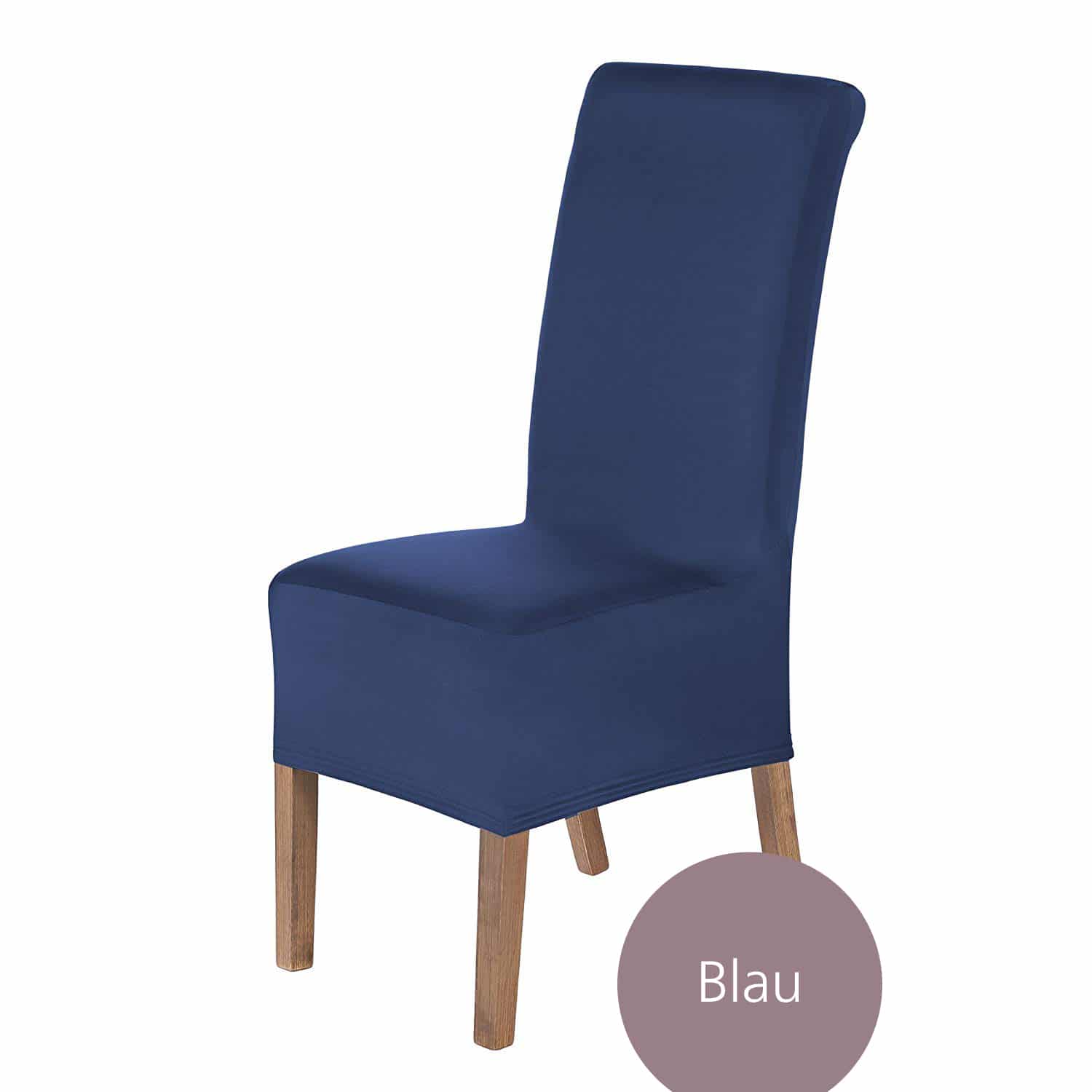 Stuhlhussen Lena Stretch Husse für Stühle mit Lehne, dehnbares Polyester, preiswert im Set