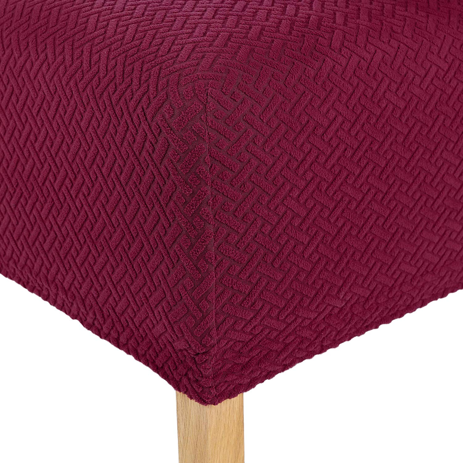 Stuhlhusse Luna-Lang hochwertige elastische Flanell Husse für Hochlehner Stühle und hohen Sitz in vielen Farben