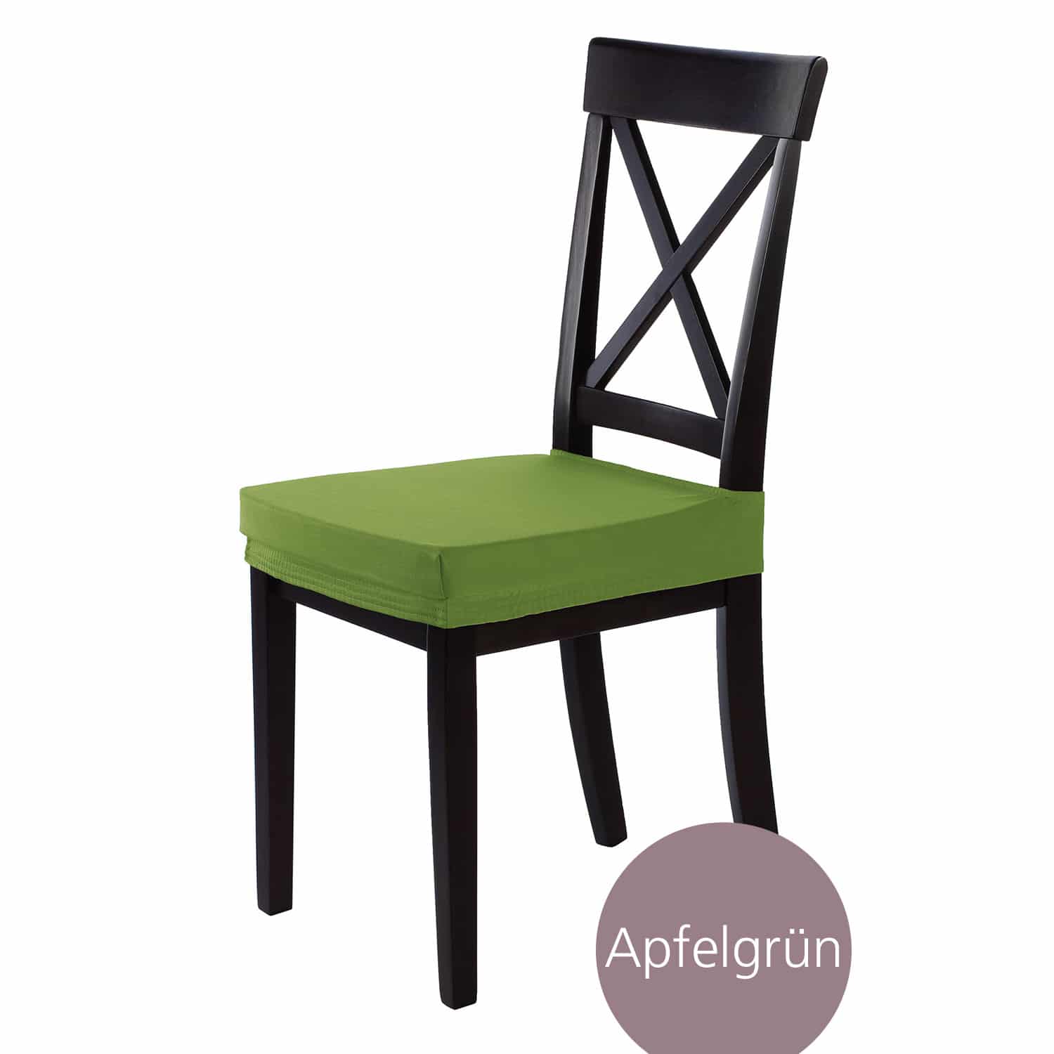 Sitzbezug Marie wasserabweisend Lotus Effekt dehnbare Husse für Stuhlsitze in mehreren Farben und Sets