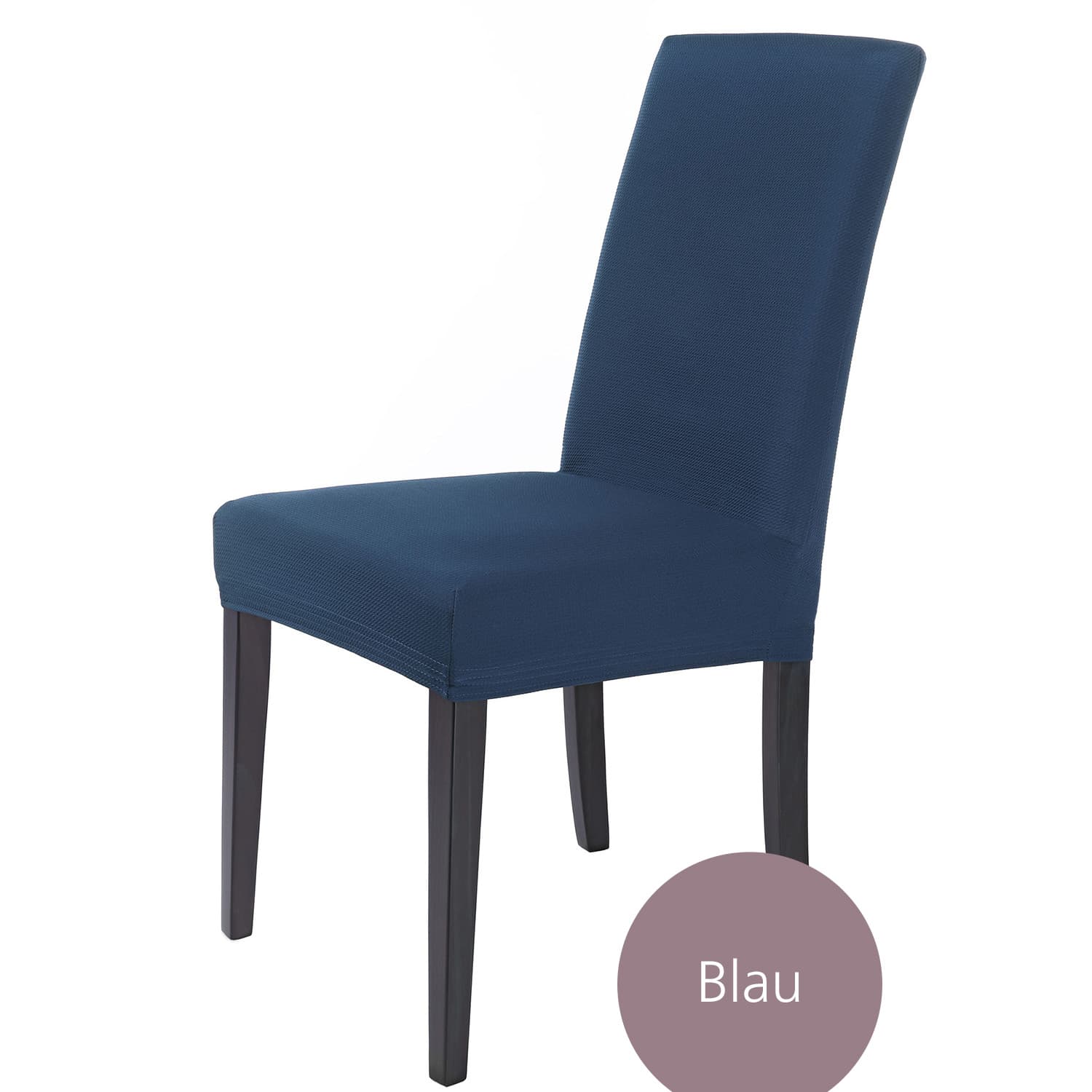 Stuhlhusse Mia – flexibler Schonbezug aus Mikrofaser für Stühle mit Lehne, Freischwinger und Bürostühle, waschbar, in vielen Farben und Sets