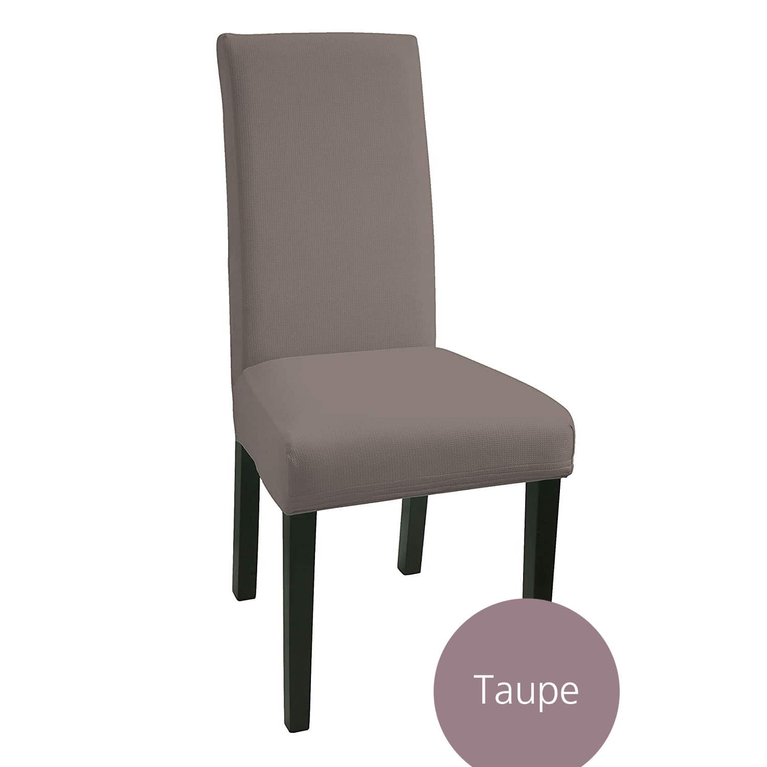 Stuhlhusse Mia – flexibler Schonbezug aus Mikrofaser für Stühle mit Lehne, Freischwinger und Bürostühle, waschbar, in vielen Farben und Sets