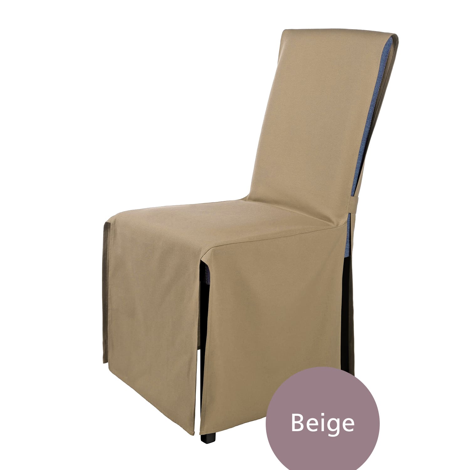 Stuhlhusse Mila Bankett Stuhlbezug mit eleganter Schleife zum Binden, mehrere Sets und Farben, aus bügelfreiem Polyester