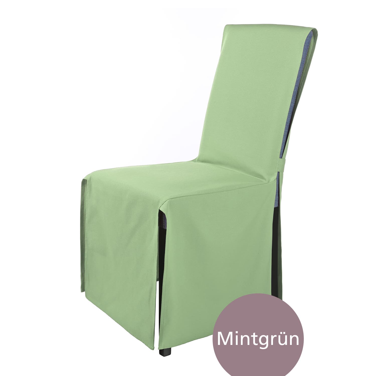 Stuhlhusse Mila Bankett Stuhlbezug mit eleganter Schleife zum Binden, mehrere Sets und Farben, aus bügelfreiem Polyester