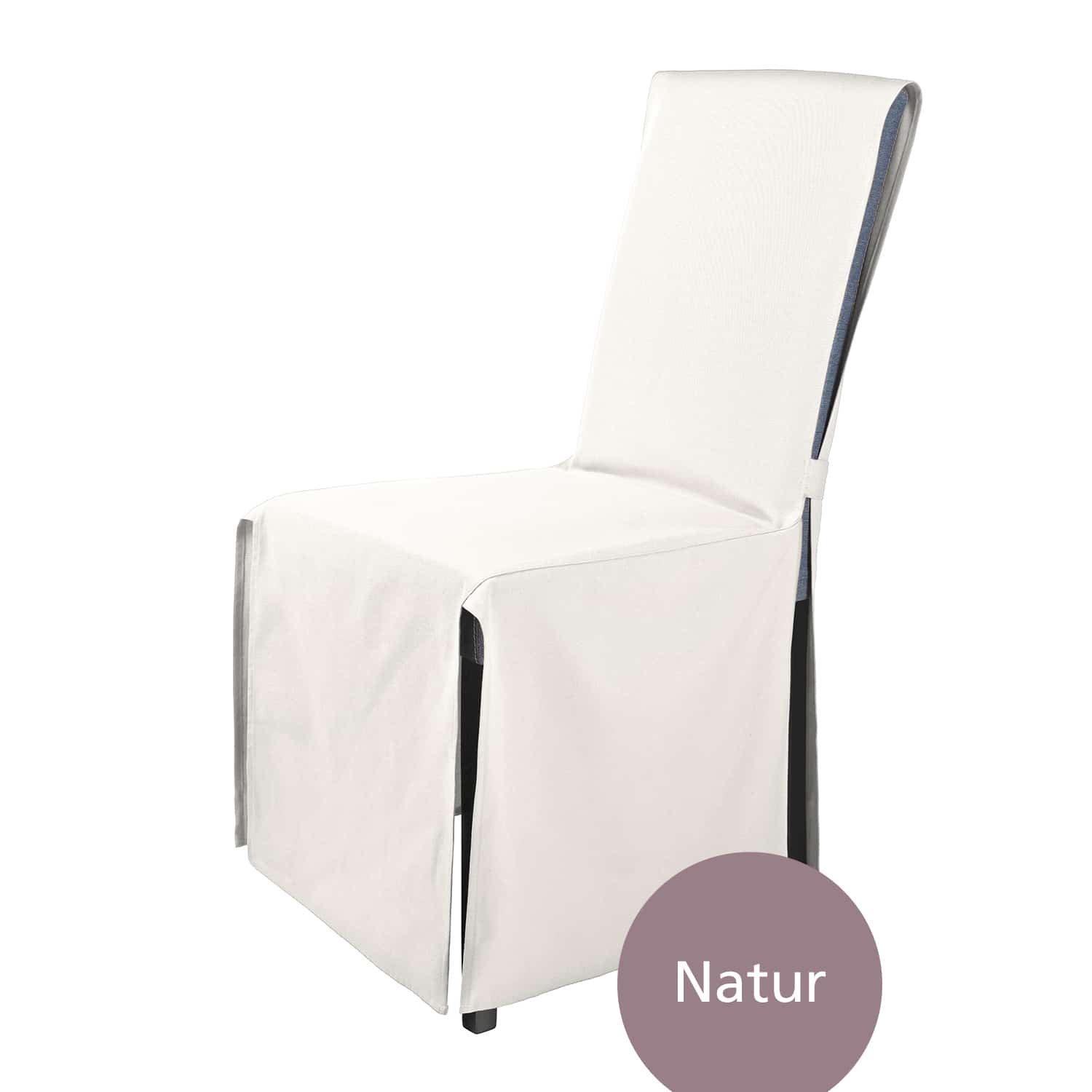 Stuhlhusse Mila Bankett Stuhlbezug mit eleganter Schleife zum Binden, mehrere Sets und Farben, aus bügelfreiem Polyester