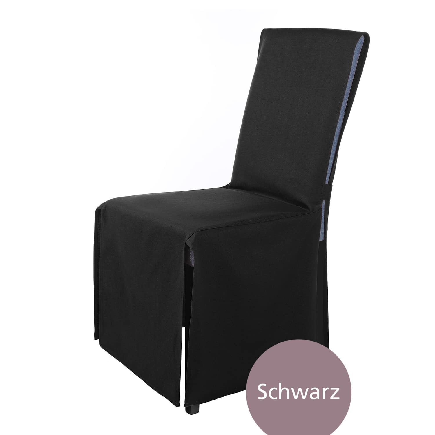 Stuhlhusse Mila Bankett Stuhlbezug mit eleganter Schleife zum Binden, mehrere Sets und Farben, aus bügelfreiem Polyester