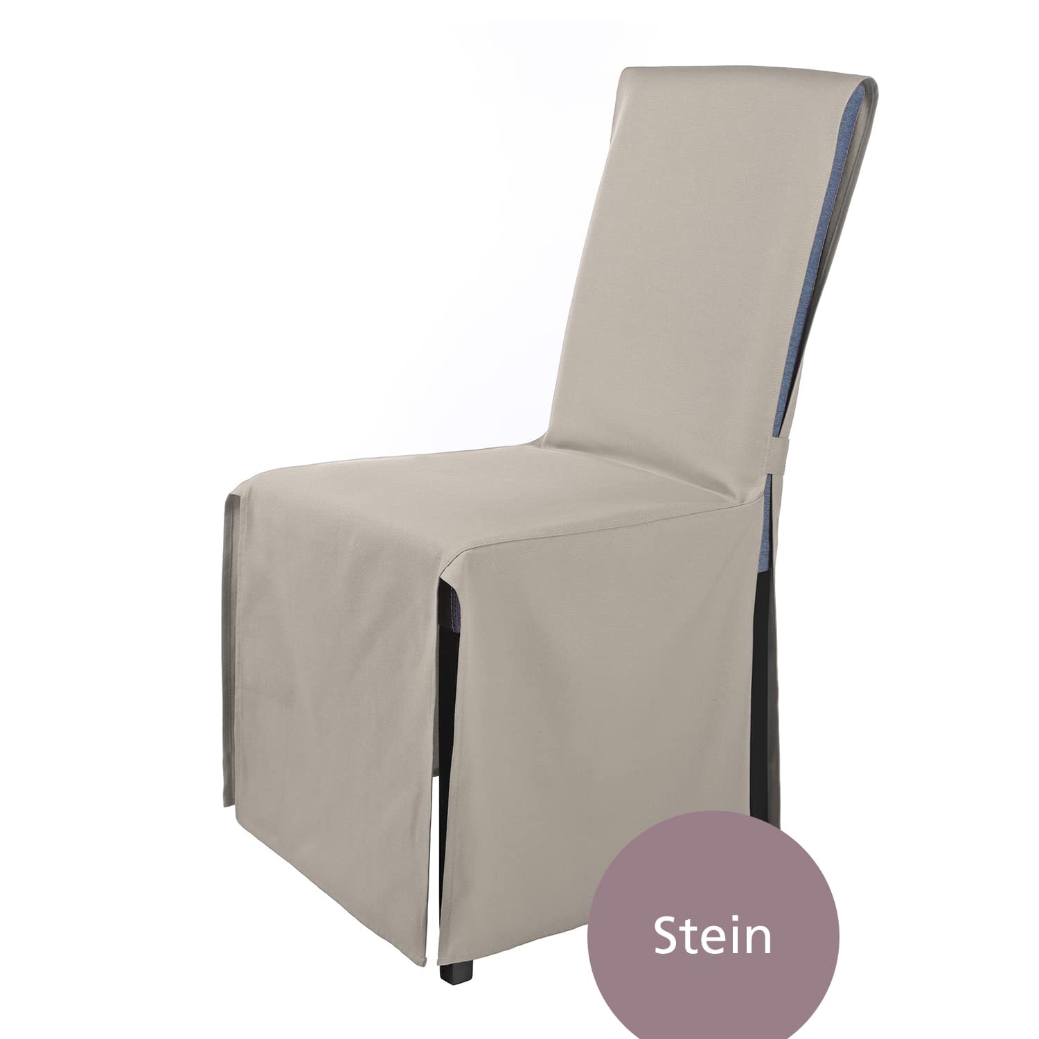 Stuhlhusse Mila Bankett Stuhlbezug mit eleganter Schleife zum Binden, mehrere Sets und Farben, aus bügelfreiem Polyester