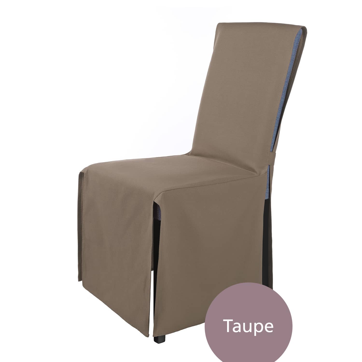 Stuhlhusse Mila Bankett Stuhlbezug mit eleganter Schleife zum Binden, mehrere Sets und Farben, aus bügelfreiem Polyester