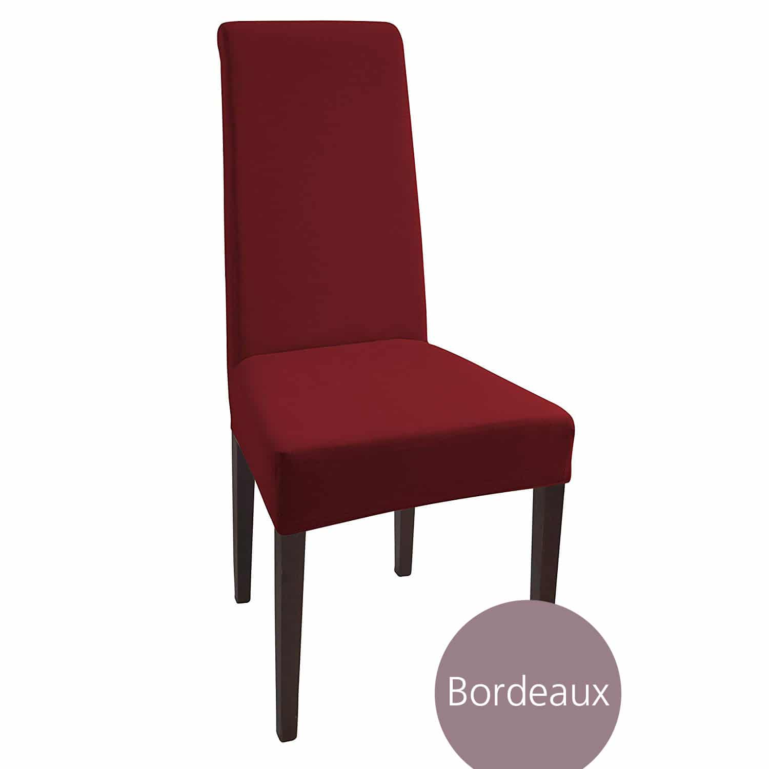 Stuhlhusse Natalie Baumwolle verschieden Farben stretch hochwertige Hussen Schwingstuhl Hohe Rückenlehne