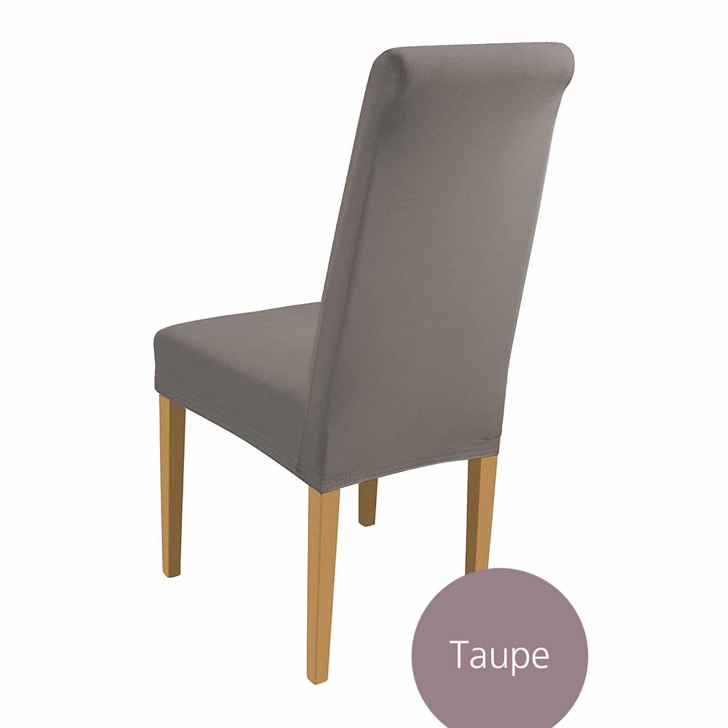 Stuhlhusse Natalie Baumwolle verschieden Farben stretch hochwertige Hussen Schwingstuhl Hohe Rückenlehne