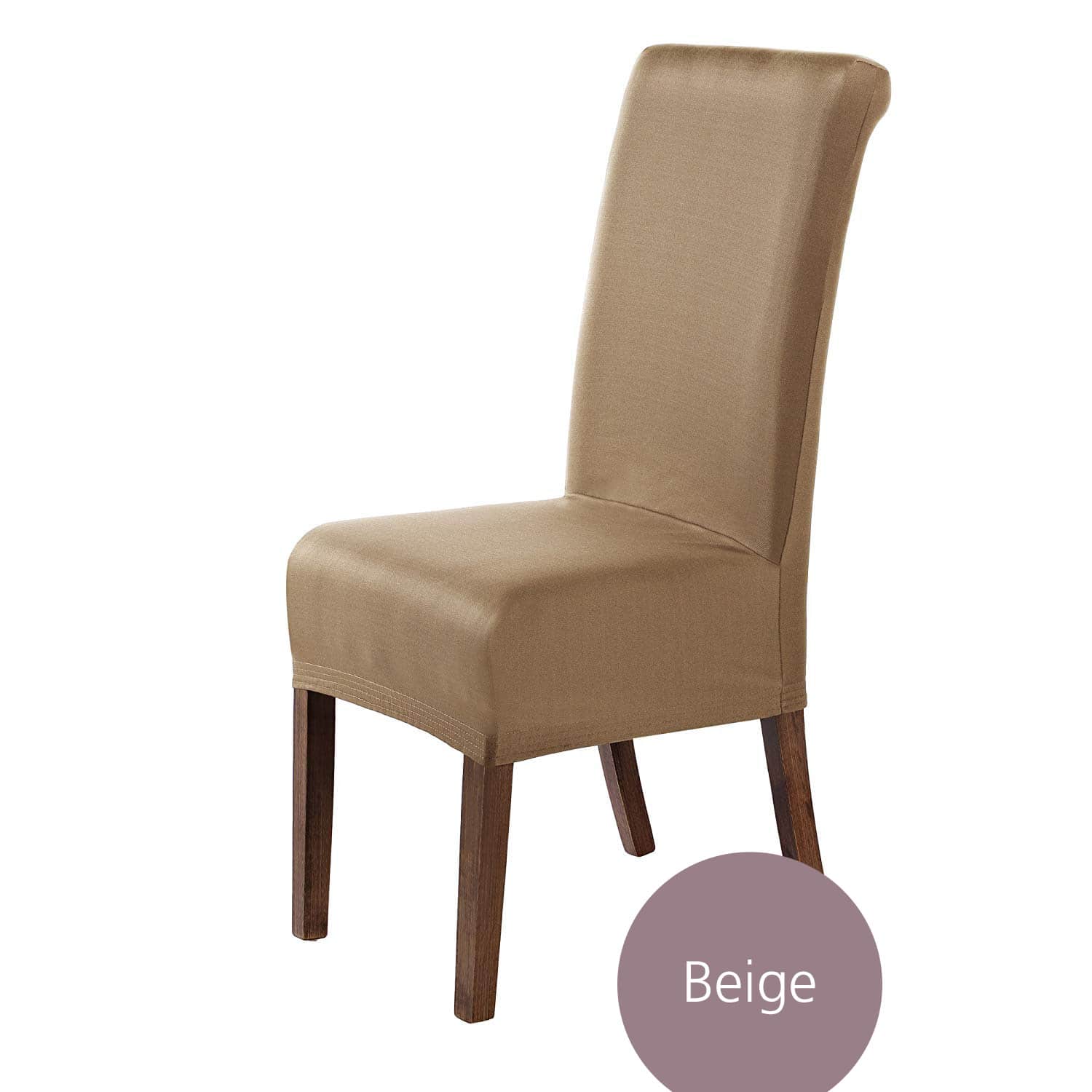 Stuhlhusse Marie wasserabweisende Husse mit Lotus Effekt, dehnbare Stuhlhusse in mehreren Farben und Sets, waschbar