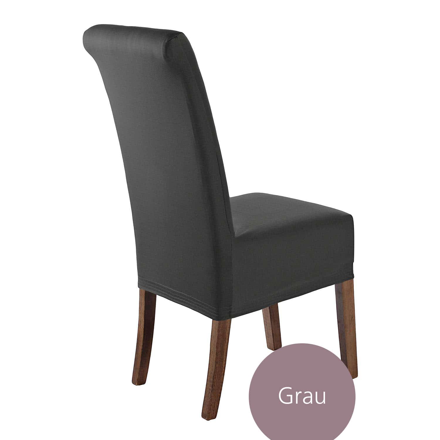 Stuhlhusse Marie wasserabweisende Husse mit Lotus Effekt, dehnbare Stuhlhusse in mehreren Farben und Sets, waschbar