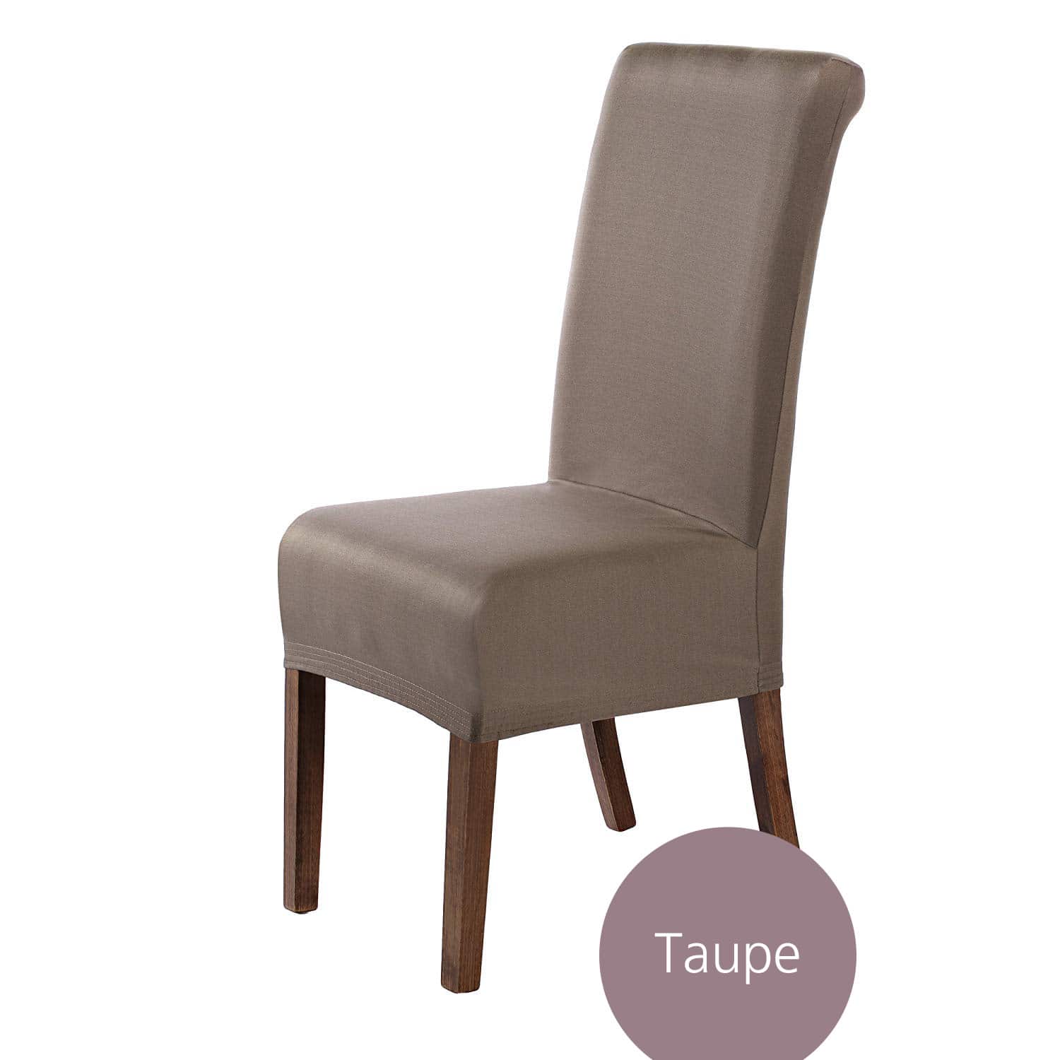 Stuhlhusse Marie wasserabweisende Husse mit Lotus Effekt, dehnbare Stuhlhusse in mehreren Farben und Sets, waschbar