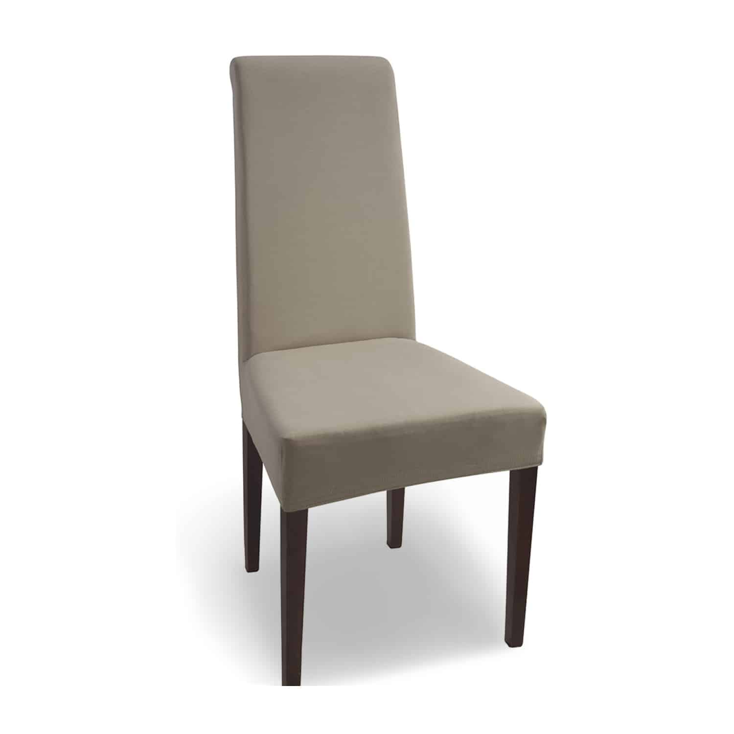 Stuhlhusse Natalie Baumwolle verschieden Farben stretch hochwertige Hussen Schwingstuhl Hohe Rückenlehne