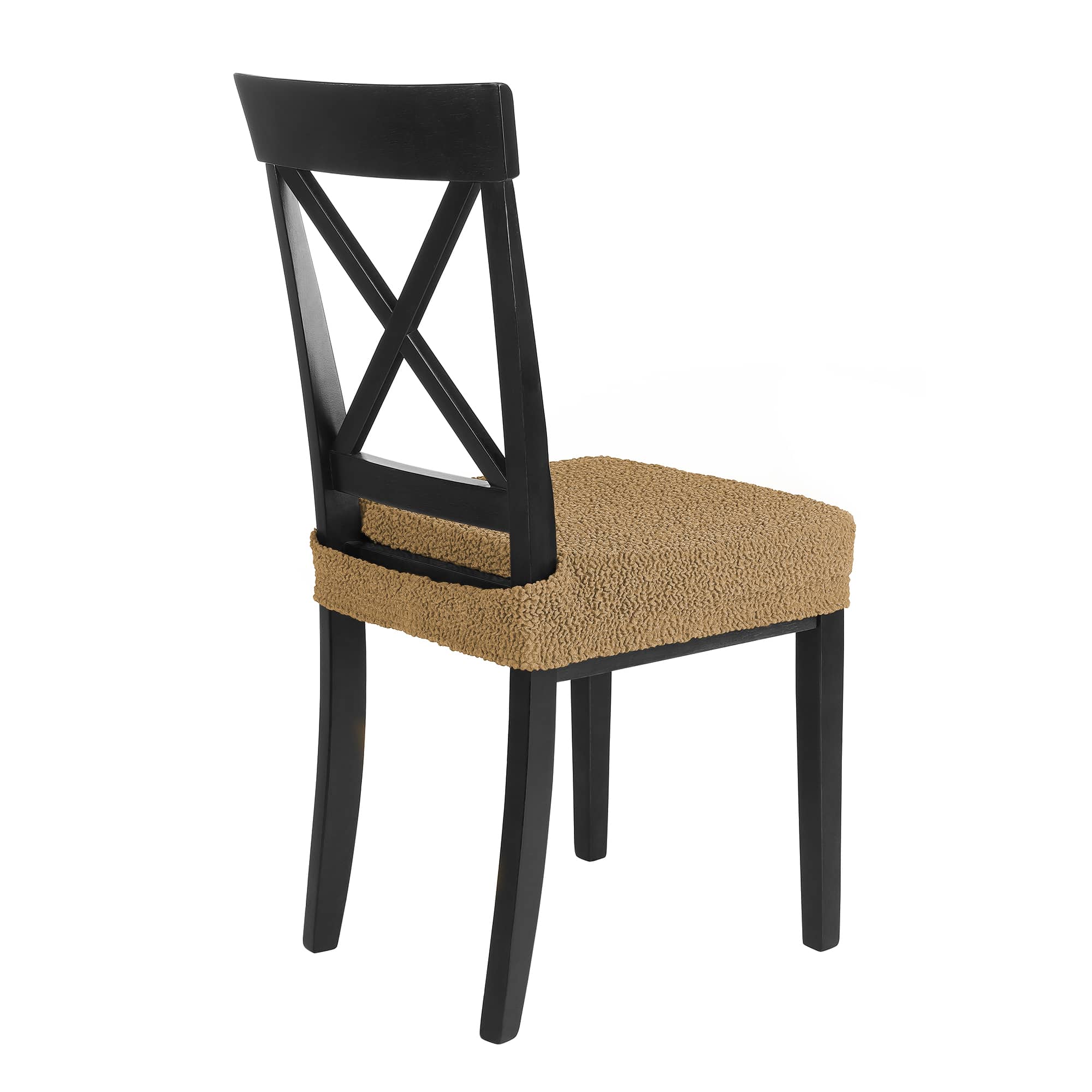 Sitzbezug Lea Jacquard Qualität hochwertige Stretch Schoner für Stuhlsitze, im 4/6/10 Set preiswerter