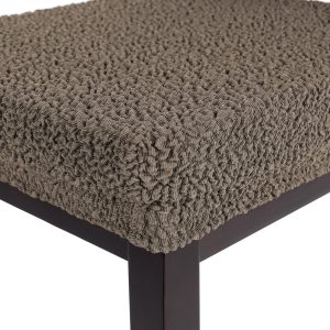 Sitzbezug Lea Jacquard Qualität hochwertige Stretch Schoner für Stuhlsitze, im 4/6/10 Set preiswerter