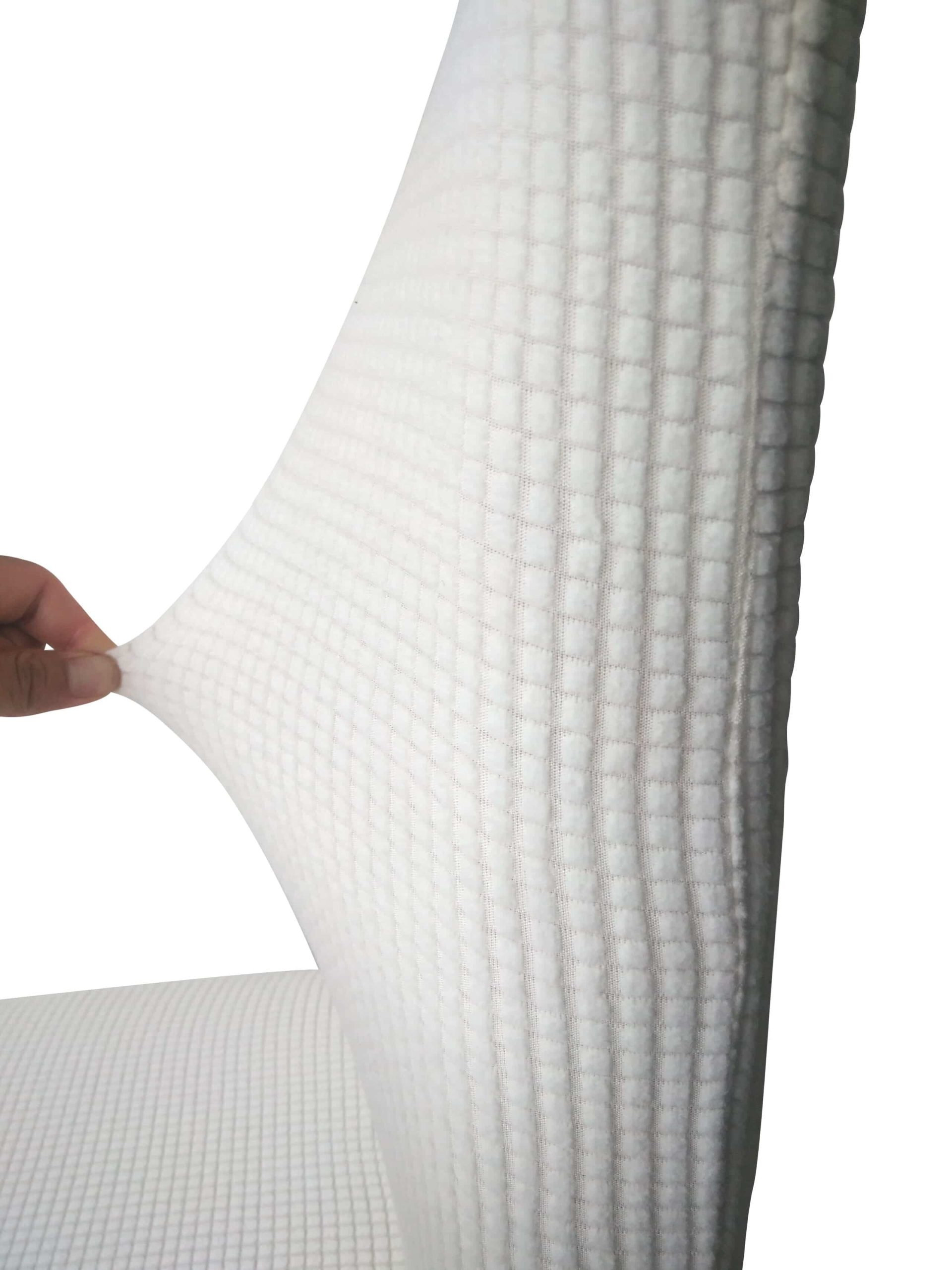 Stuhlhusse Sofia Plüsch Qualität weich und pflegeleicht, Stretch Hussen mit Gummiband für Stühle mit hoher Sitzpolsterung