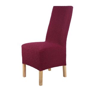 Stuhlhusse Lea Jacquard Qualität hochwertige Stretch Hussen für Stühle auch im Set