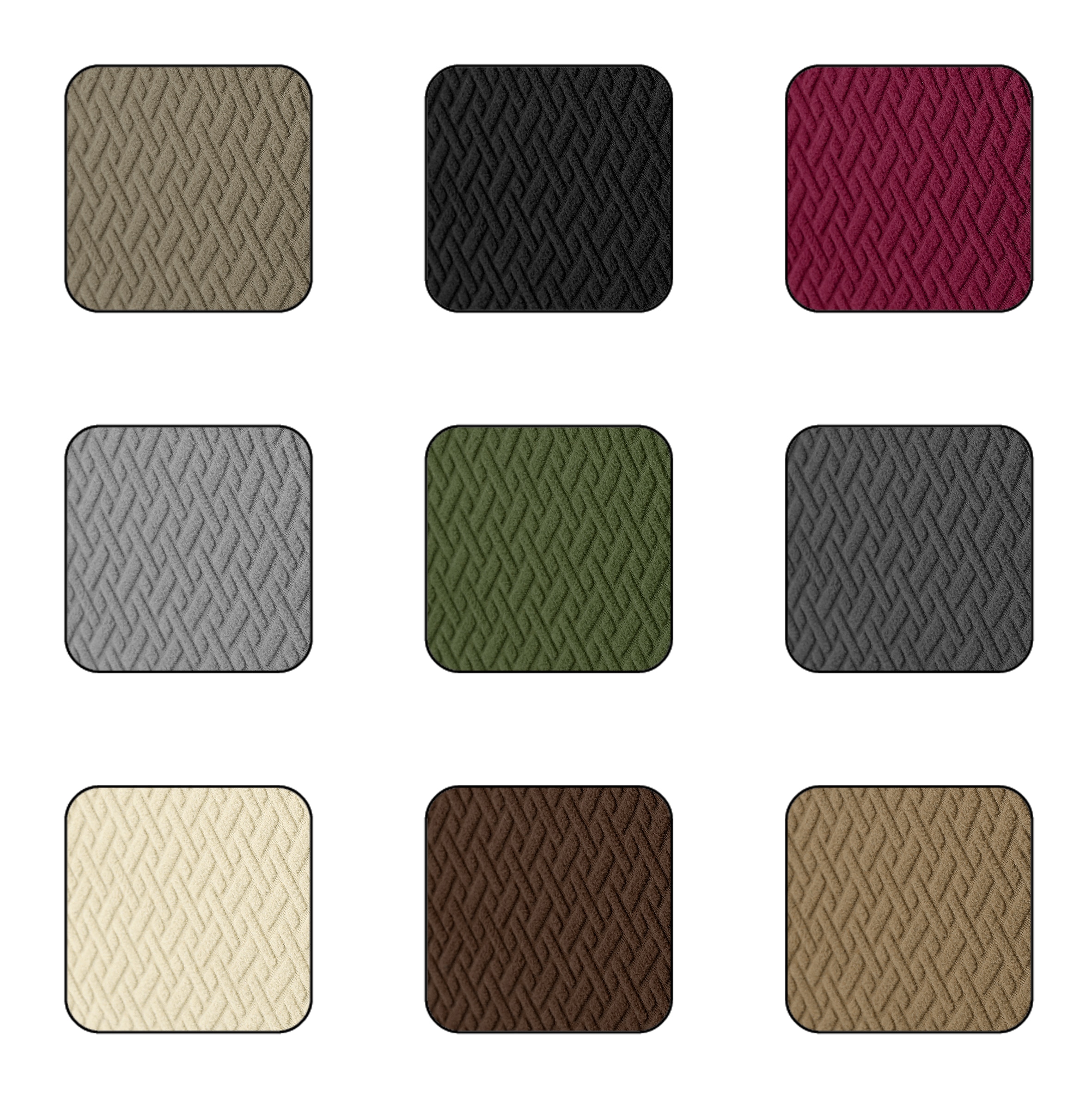 Sitzbezug Luna hochwertige Stretch Schoner für Stuhlsitze mit Gummiband, weich und pflegeleicht, auch in 4/6/10 Sets