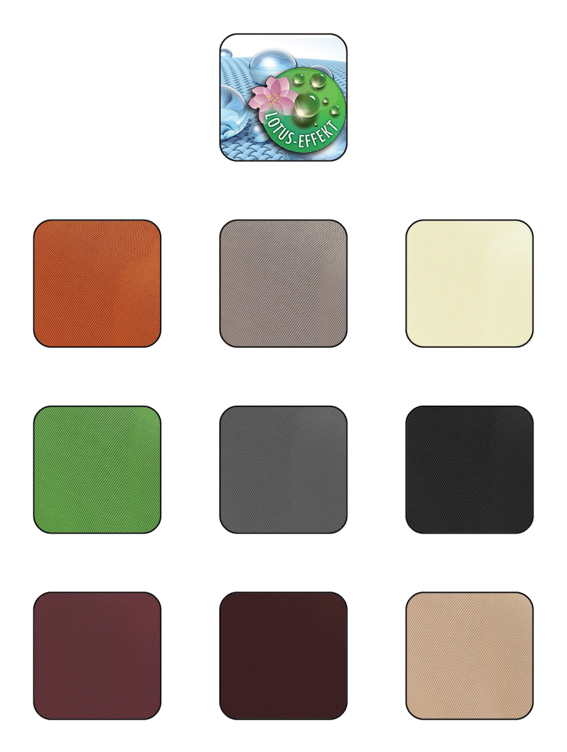 Sitzbezug Marie wasserabweisend Lotus Effekt dehnbare Husse für Stuhlsitze in mehreren Farben und Sets