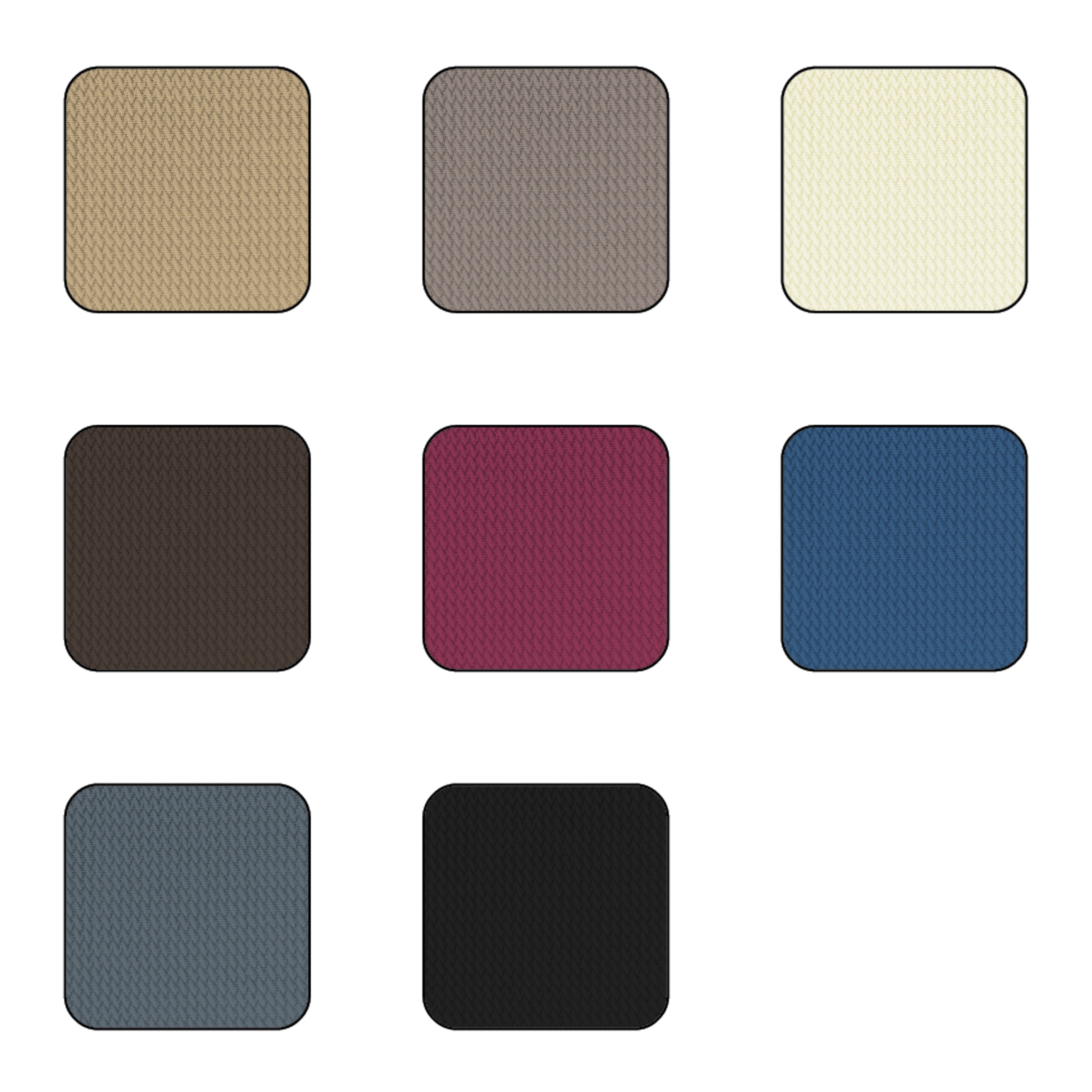 Sitzbezug Mia aus Microfaser Stretch Schoner für Stuhlsitze, waschbar und bügelfrei in mehreren Farben und Sets erhältlich