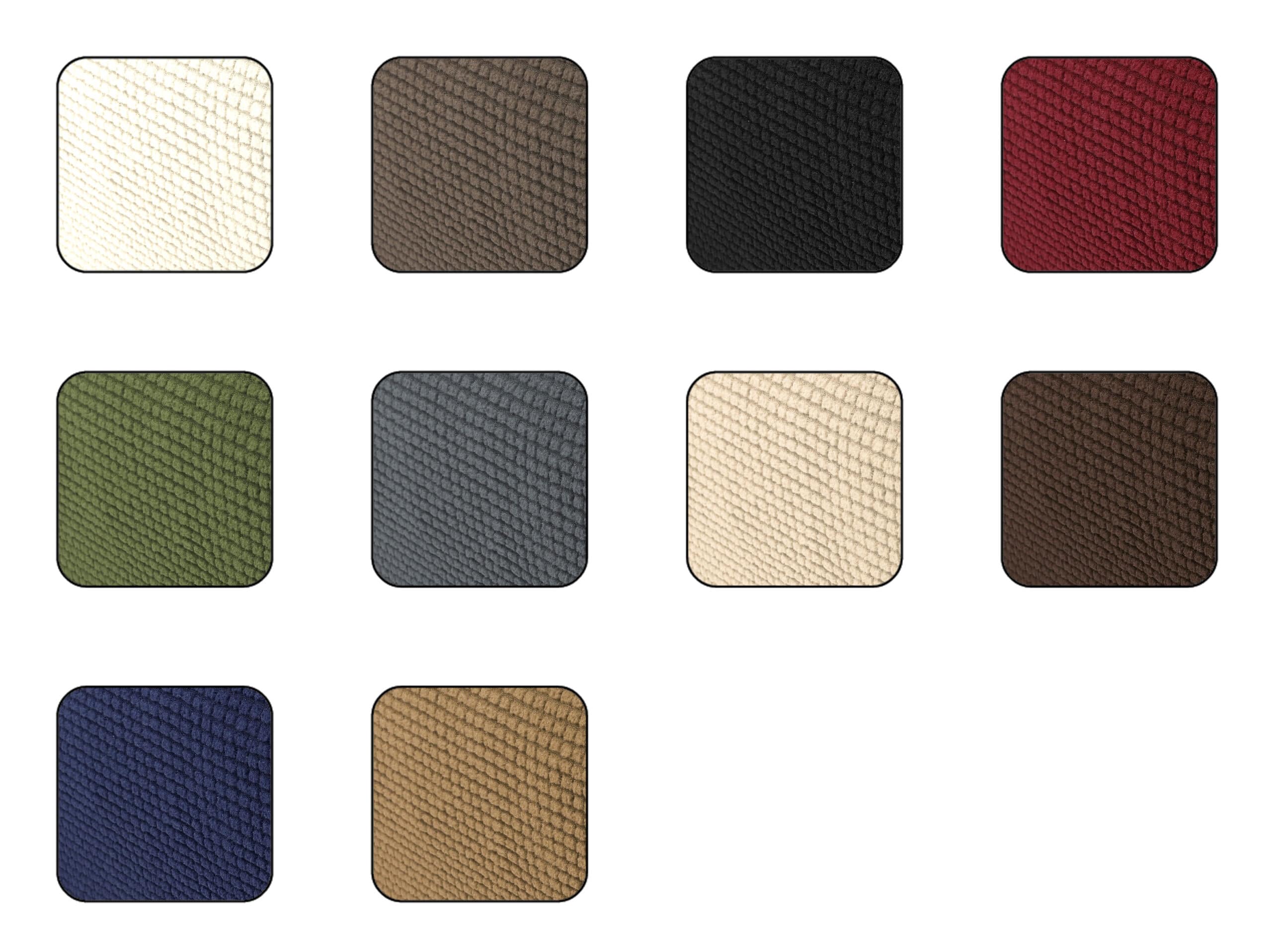 Stuhlhusse Sofia Plüsch Qualität weich und pflegeleicht, Stretch Hussen mit Gummiband für Stühle mit hoher Sitzpolsterung