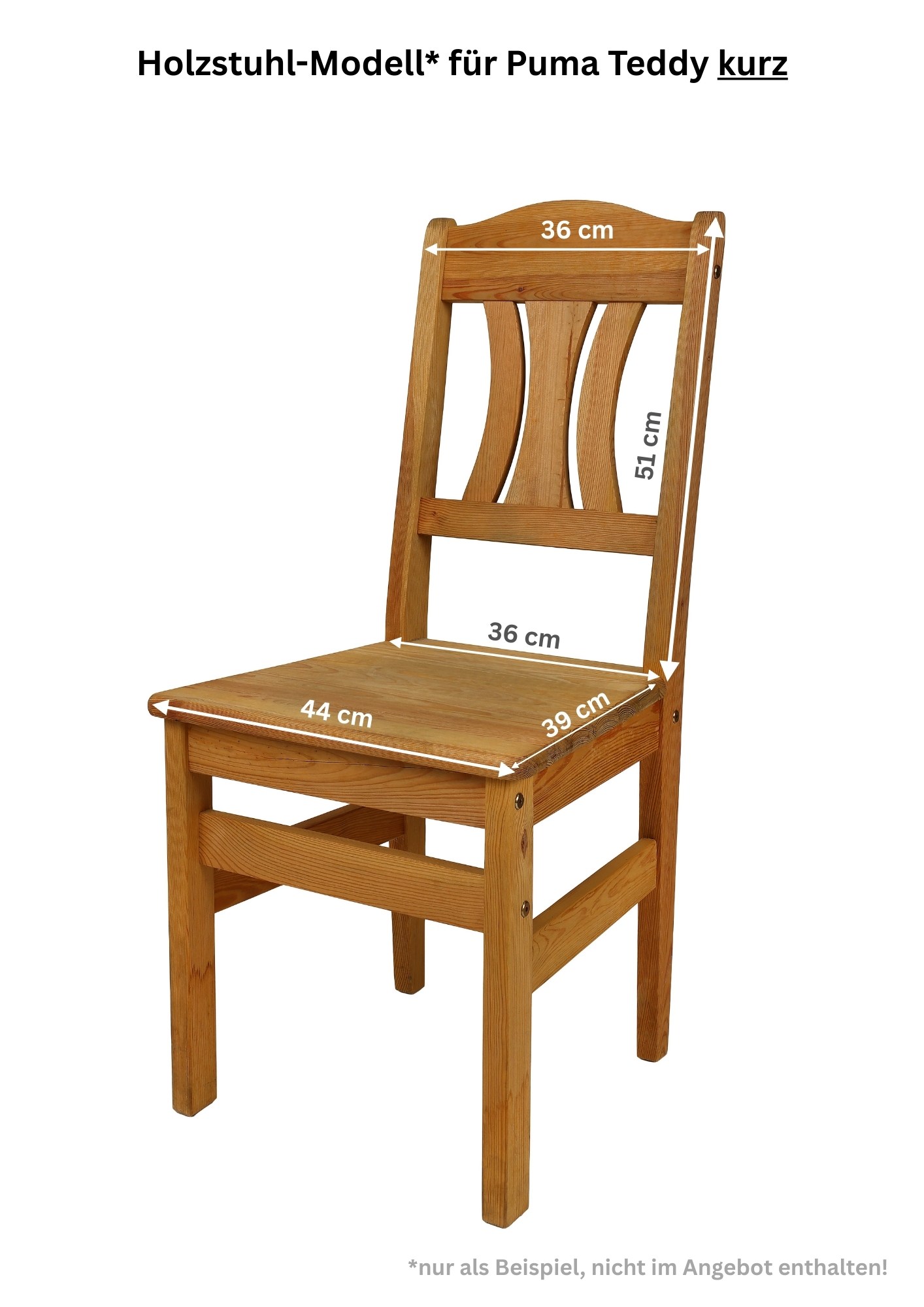 Stuhlhusse Puma Teddy kurz & lang weicher Stuhlbezug mit Lammfelloptik elastisch, maschinenwaschbar, rutschfest